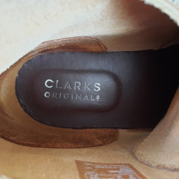 Clarks Originals Desert Chukka Boots Dark Tan Genuine Leather 26162422 Size 11 - Picture 12 of 16